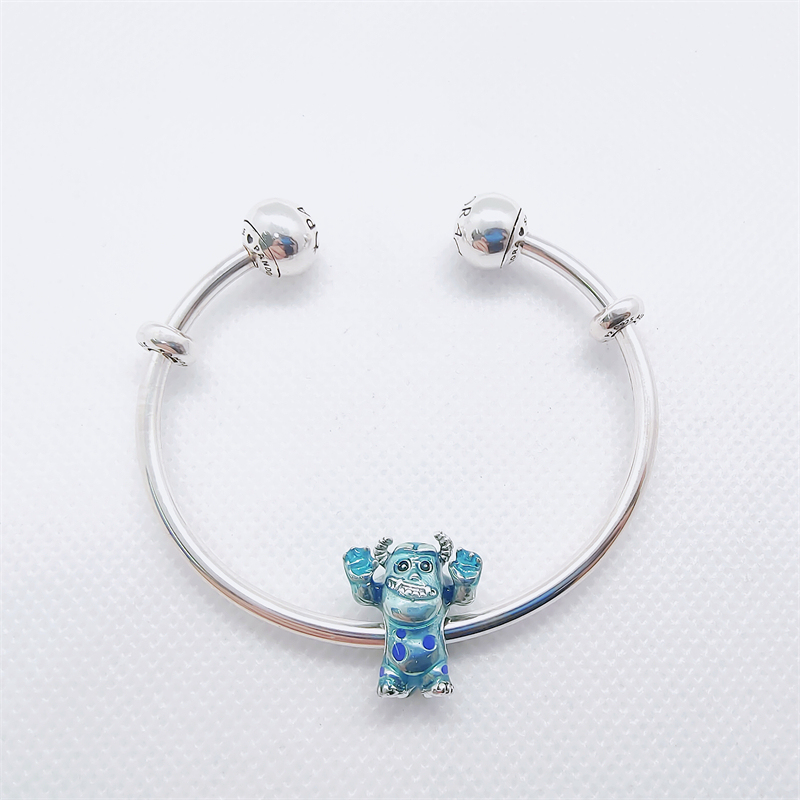 Pandora Silver Open Shooting Star Bangle Pendant