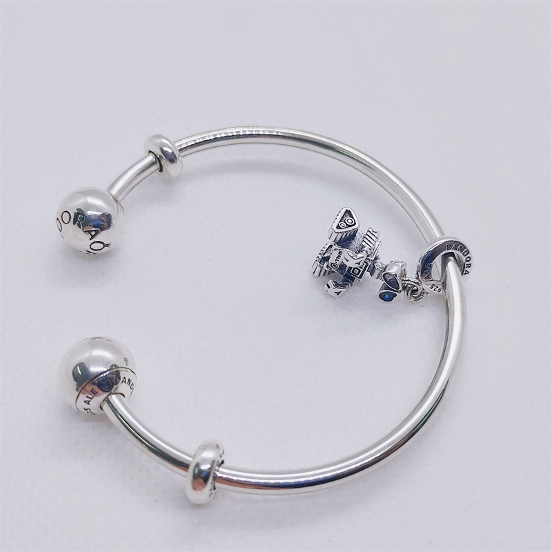 Pandora S925 Silver Open Shooting Star Bangle Pendant