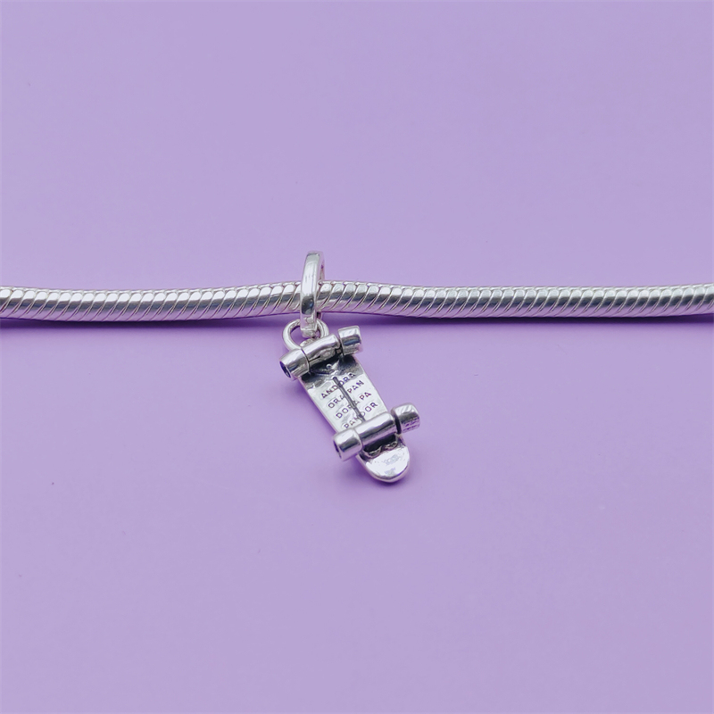 pandora pandora skateboard pendant charm s925 ale