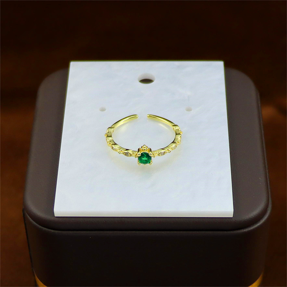 Vintage Inspired Emerald Green CZ Ring in Sterling Silver   Marquise Ring Delicate Emerald Ring