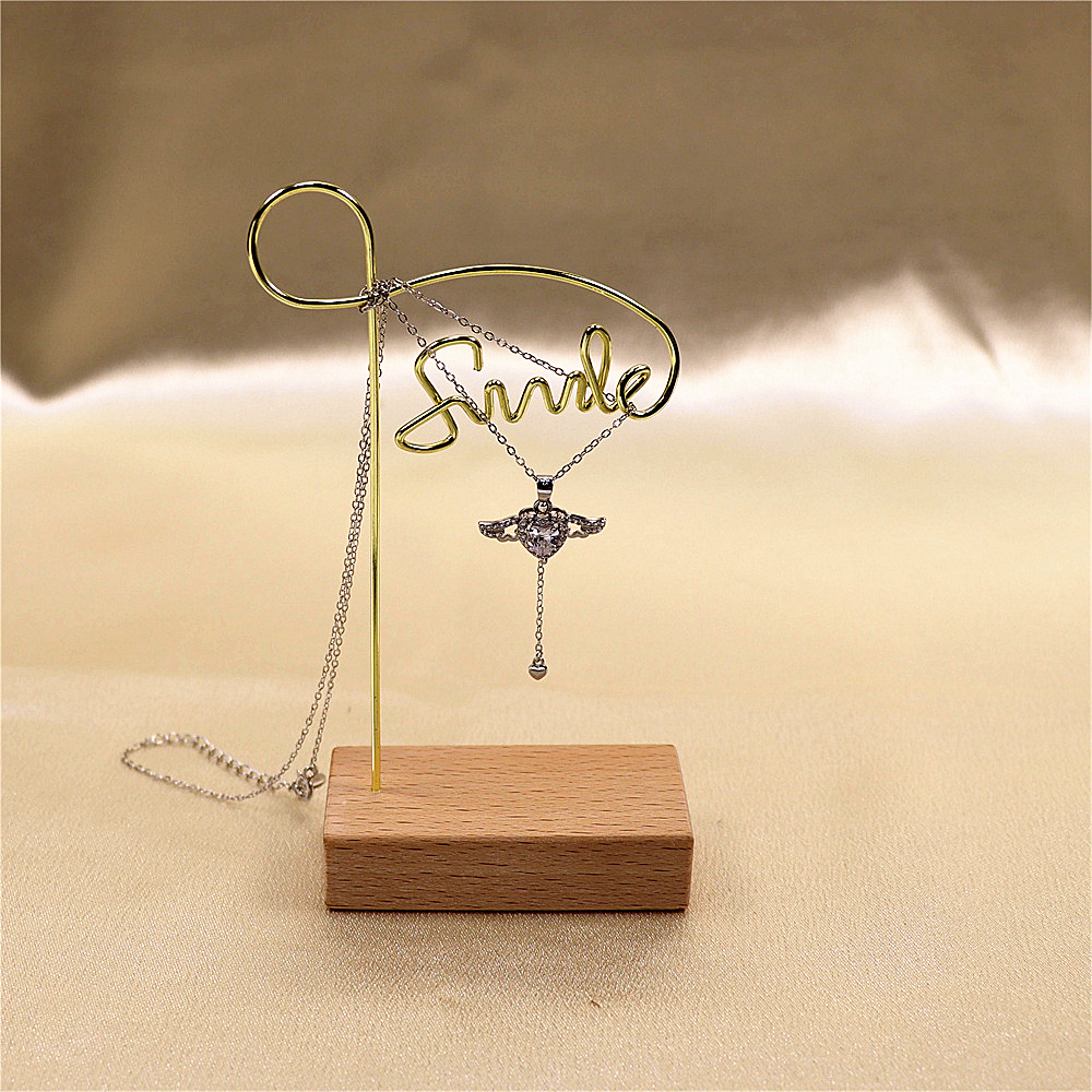 S925 Sterling Silver Cupid's Heart Necklace for Women - Wing Pendant Chain Necklace
