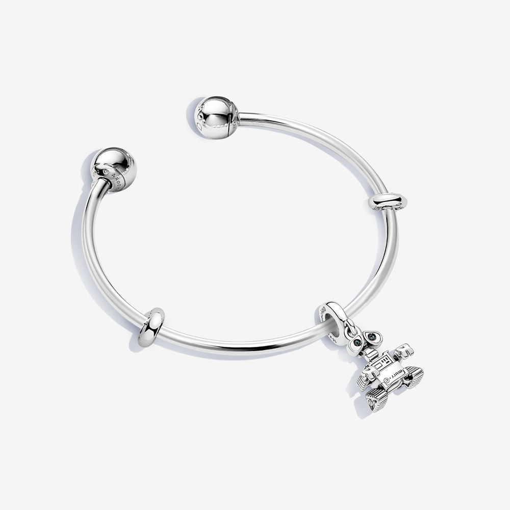 Pandora S925 Silver Open Shooting Star Bangle Pendant