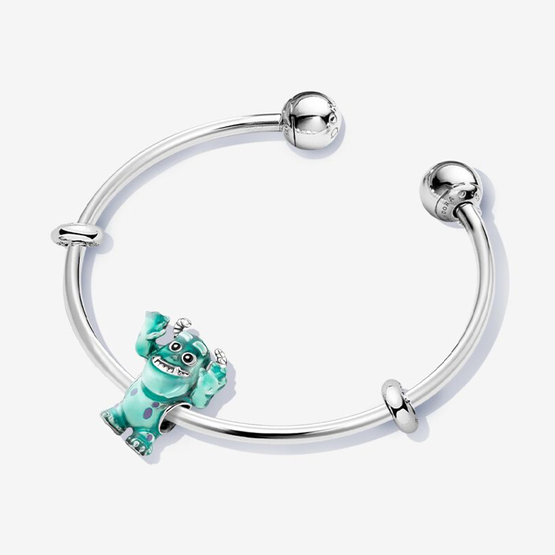 Pandora Silver Open Shooting Star Bangle Pendant