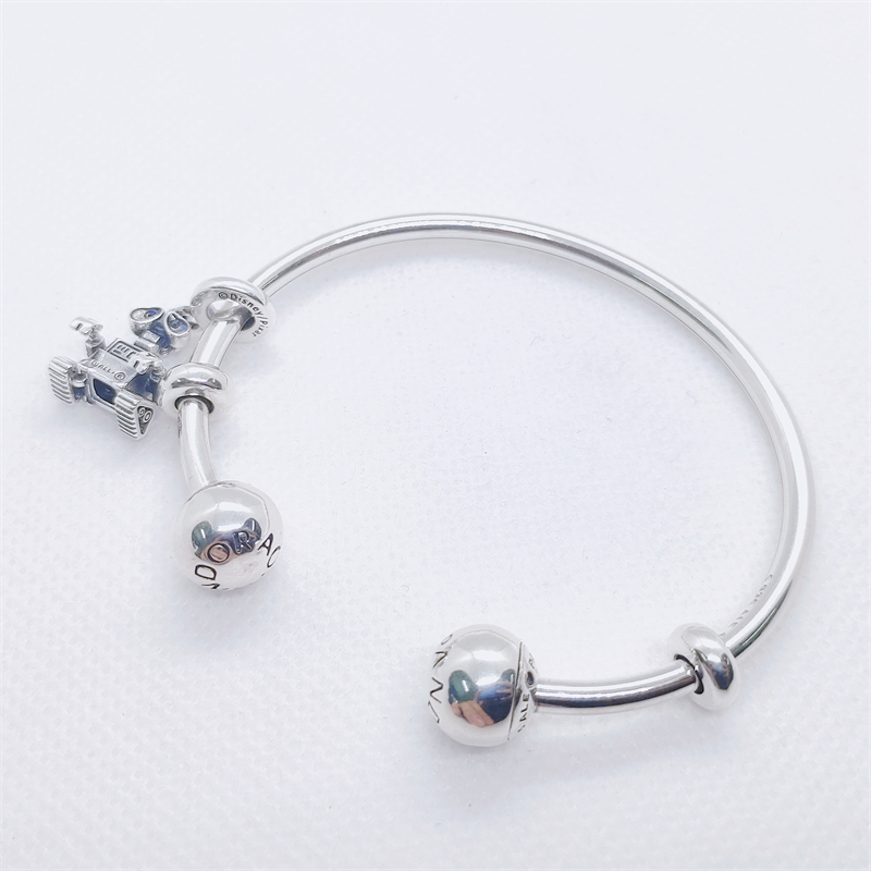 Pandora S925 Silver Open Shooting Star Bangle Pendant