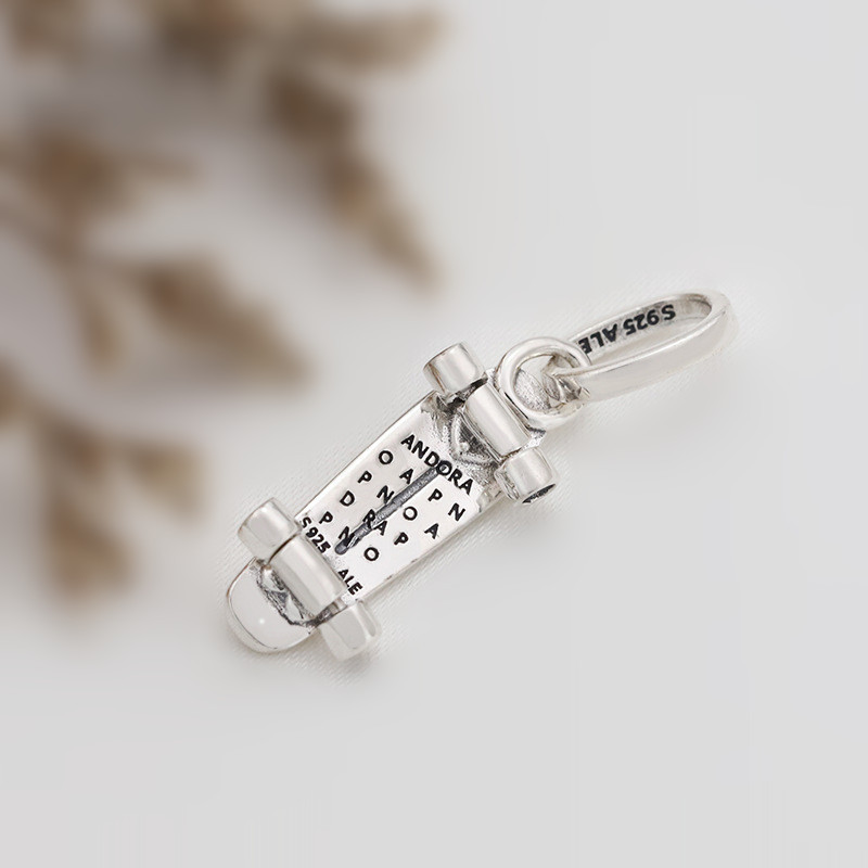 pandora pandora skateboard pendant charm s925 ale