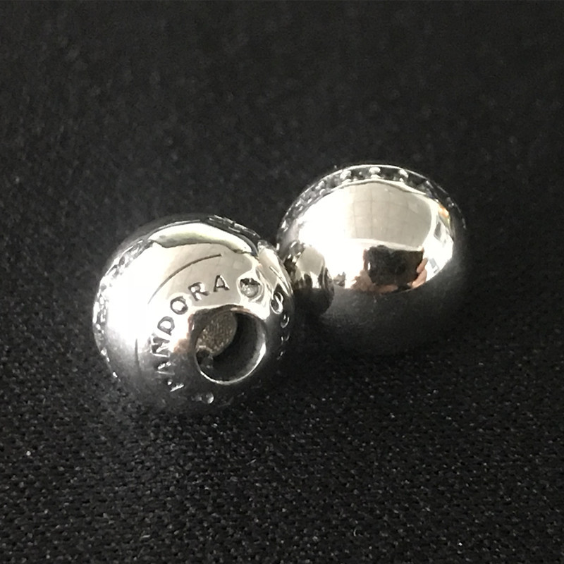Pandora Open Bangle Shimmering End Caps Sparkly RRP ALE