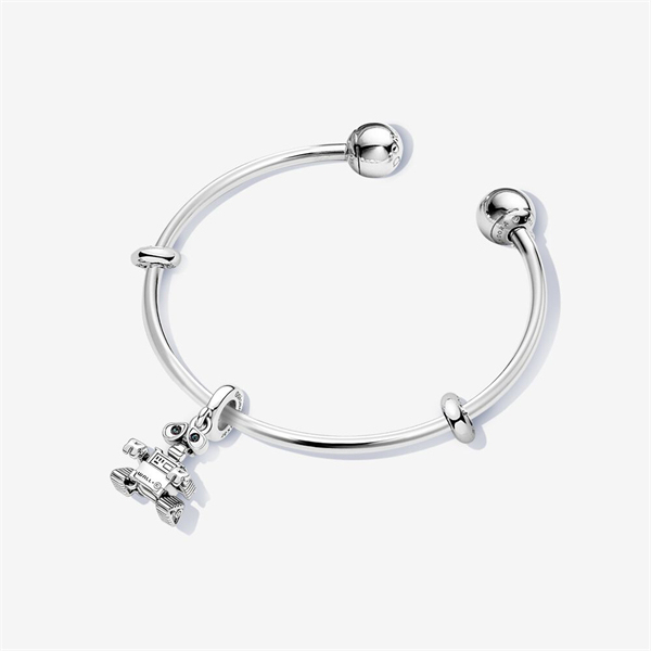 Pandora S925 Silver Open Shooting Star Bangle Pendant