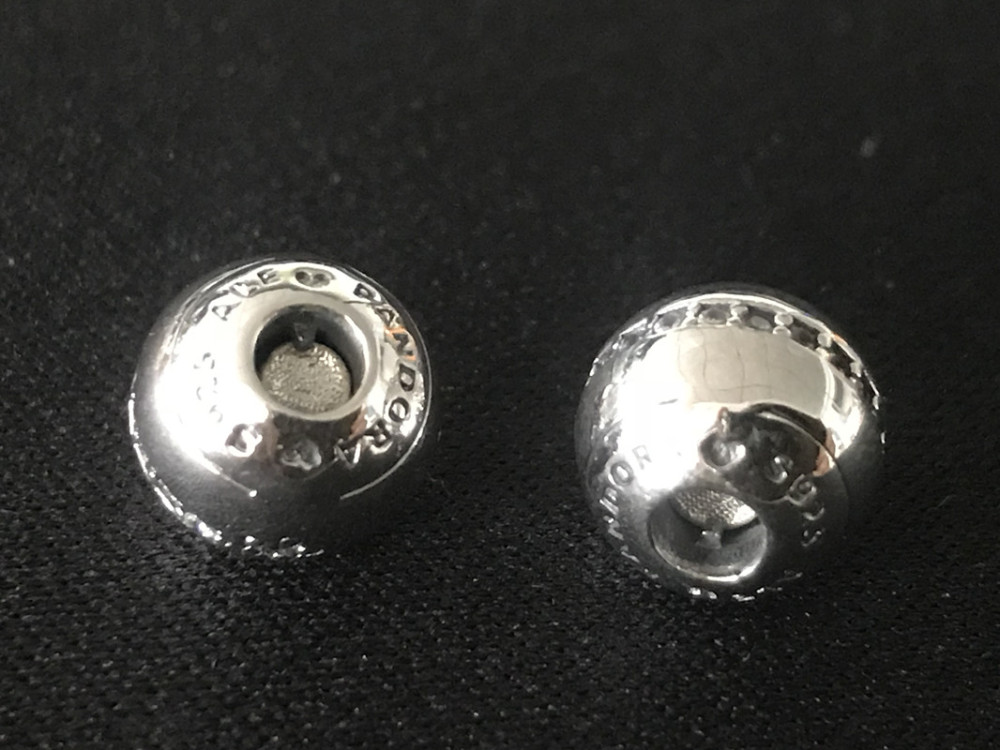 Pandora Open Bangle Shimmering End Caps Sparkly RRP ALE