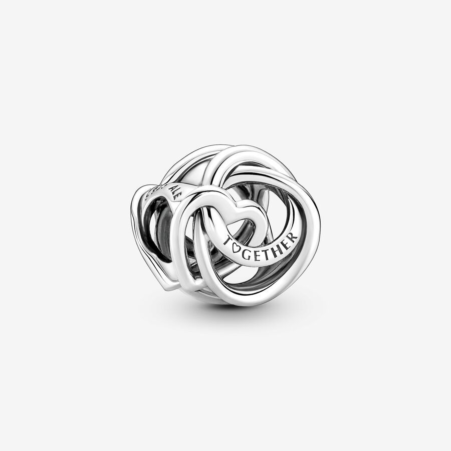 Pandora Moments Studded Chain Bracelet Heart Clasp