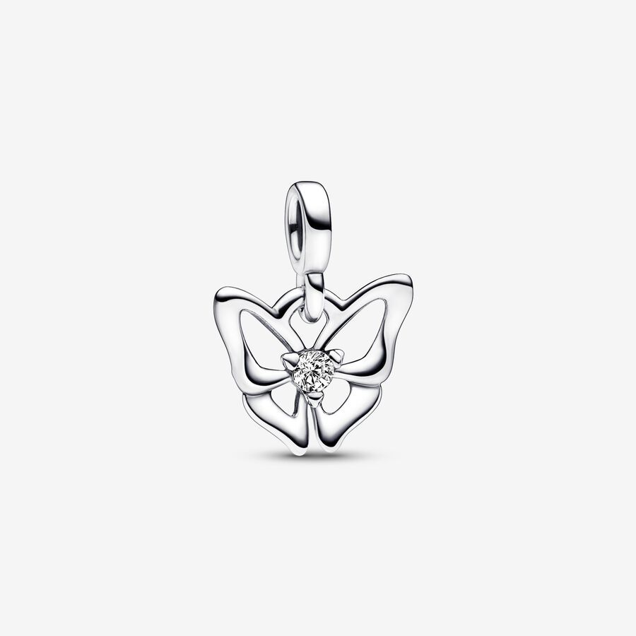 Pandora S925 Sterling Silver Butterfly Heart Bracelet