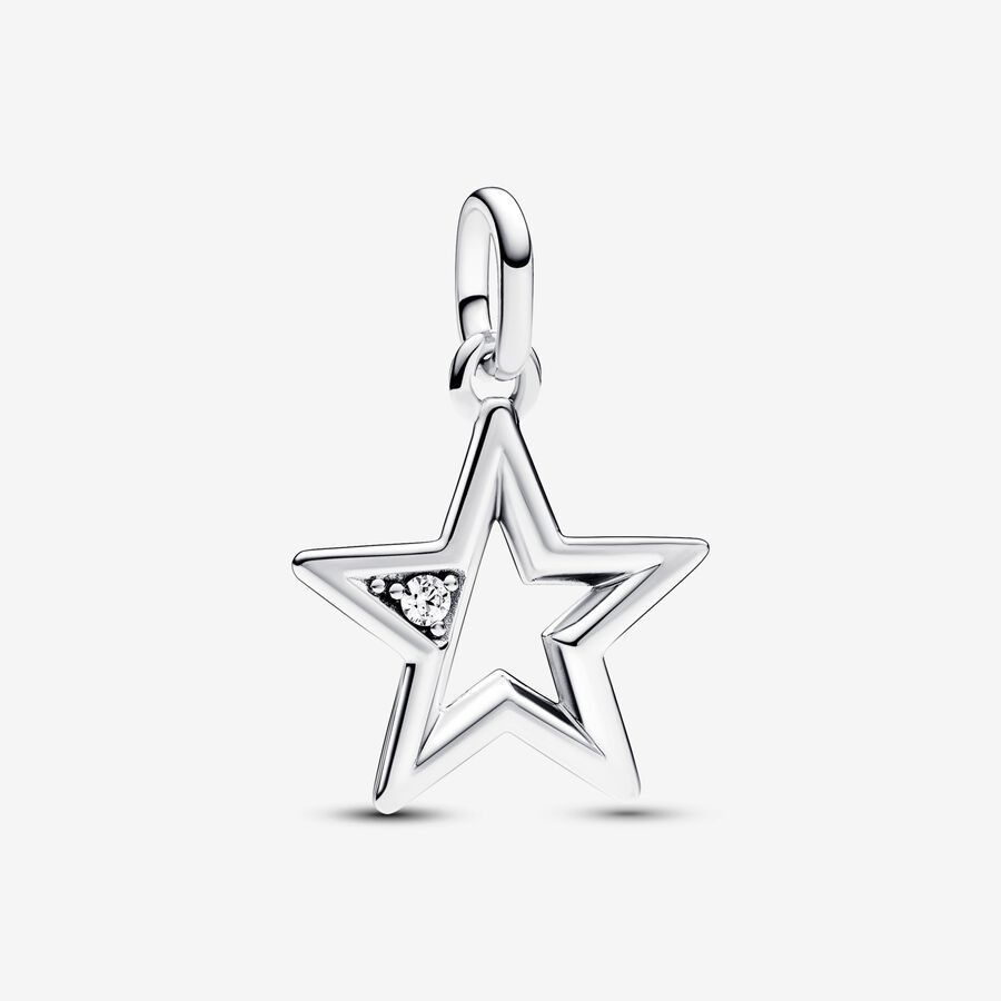Pandora S925 Sterling Silver Star Link Bracelet