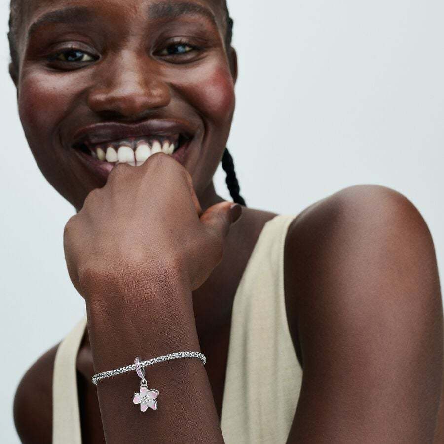 Lab-grown Diamond Engravable Mom Pandora Charm