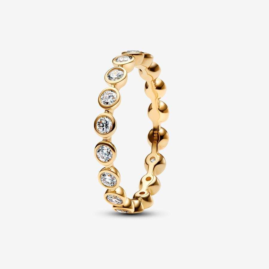 Pandora Era Bezel Lab-Sparkle Zircon Eternity Ring