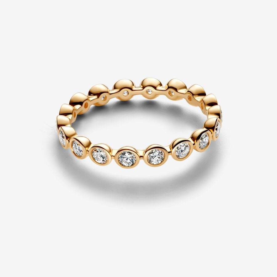 Pandora Era Bezel Lab-Sparkle Zircon Eternity Ring