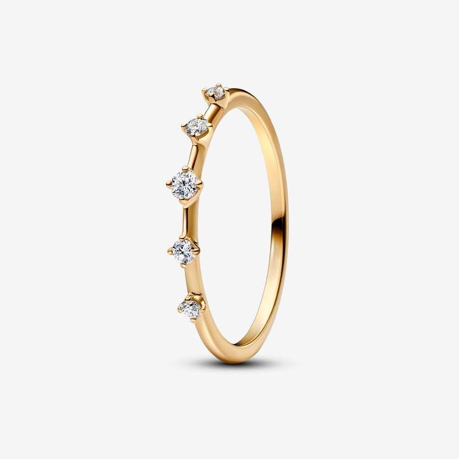 Pandora Era Lab-Grown Sparkle Zircon Station Ring