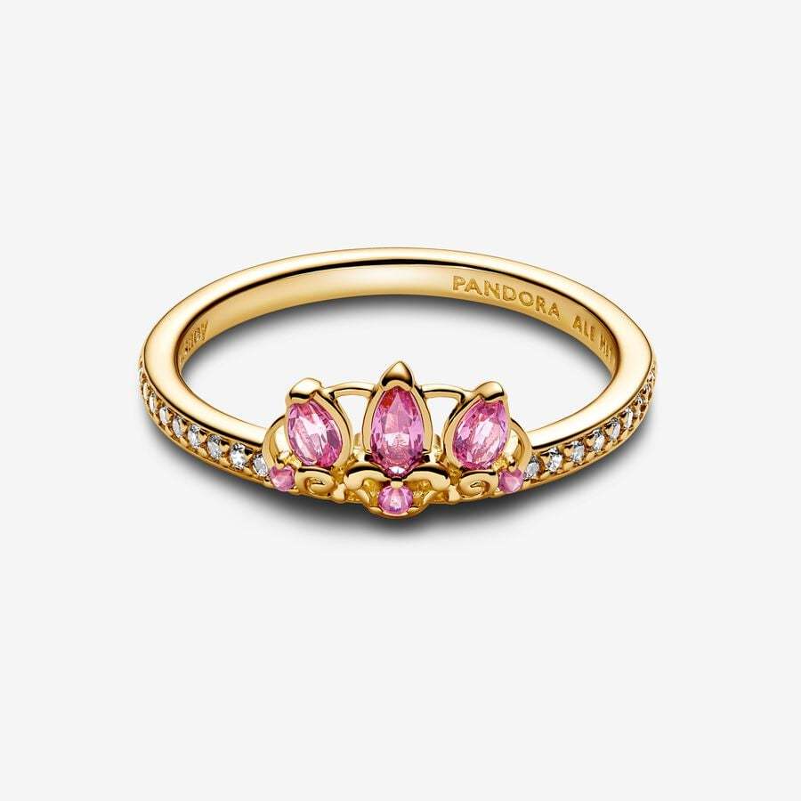 PANDORA  Princess Rapunzel Tiara Ring ALE