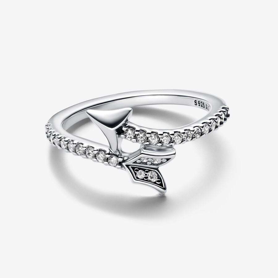 PANDORA Silver S925 ALE Sparkling Arrow Ring