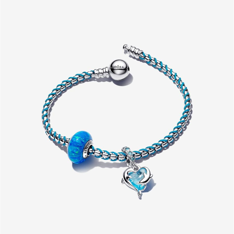 Pandora Silver S925 ALE Dolphin Dream Bracelet Set