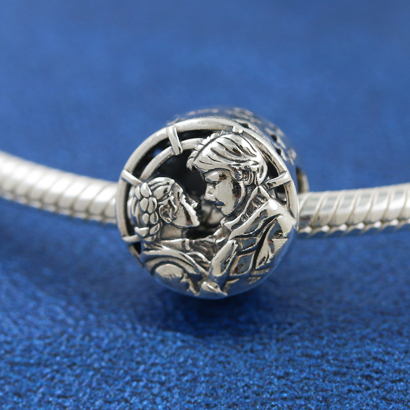 Pandora Han Solo & Leia Kiss Charm Sterling Silver