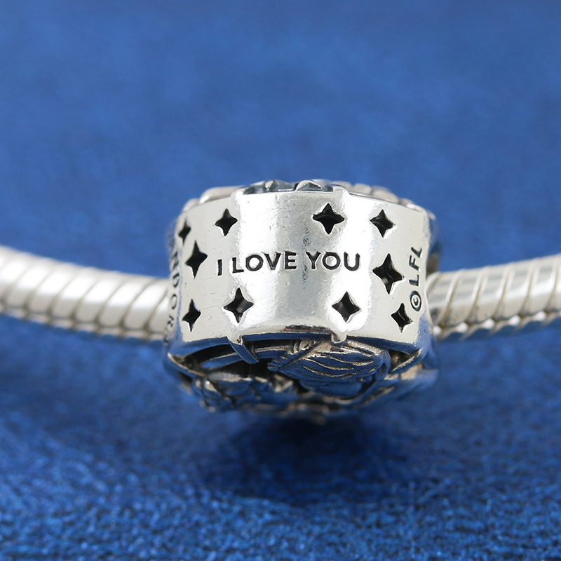 Pandora Han Solo & Leia Kiss Charm Sterling Silver