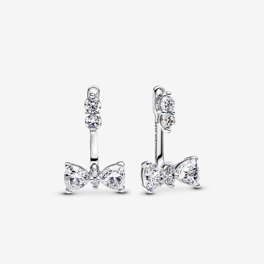Pandora Silver S925 ALE Sparkling Bow Jewelry Set