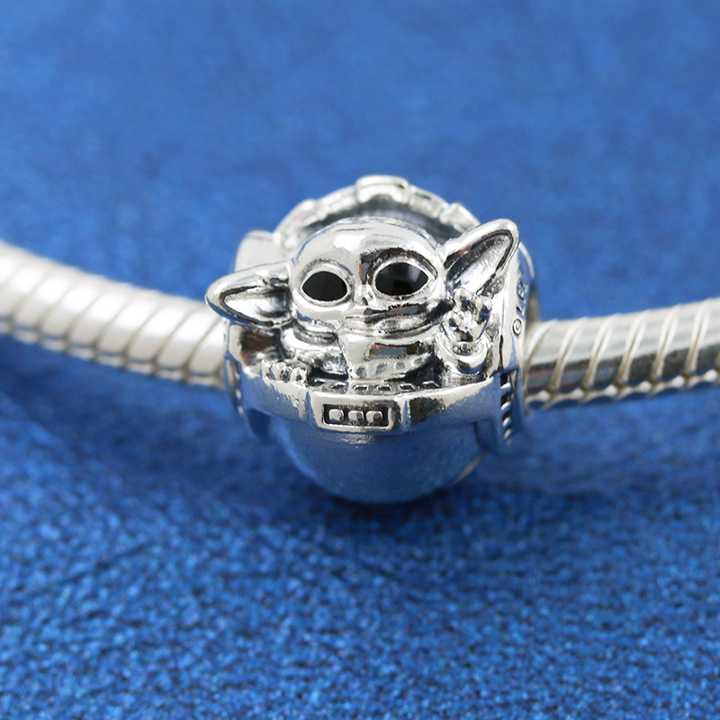 Pandora Sterling Silver Charm Grogu & Crib