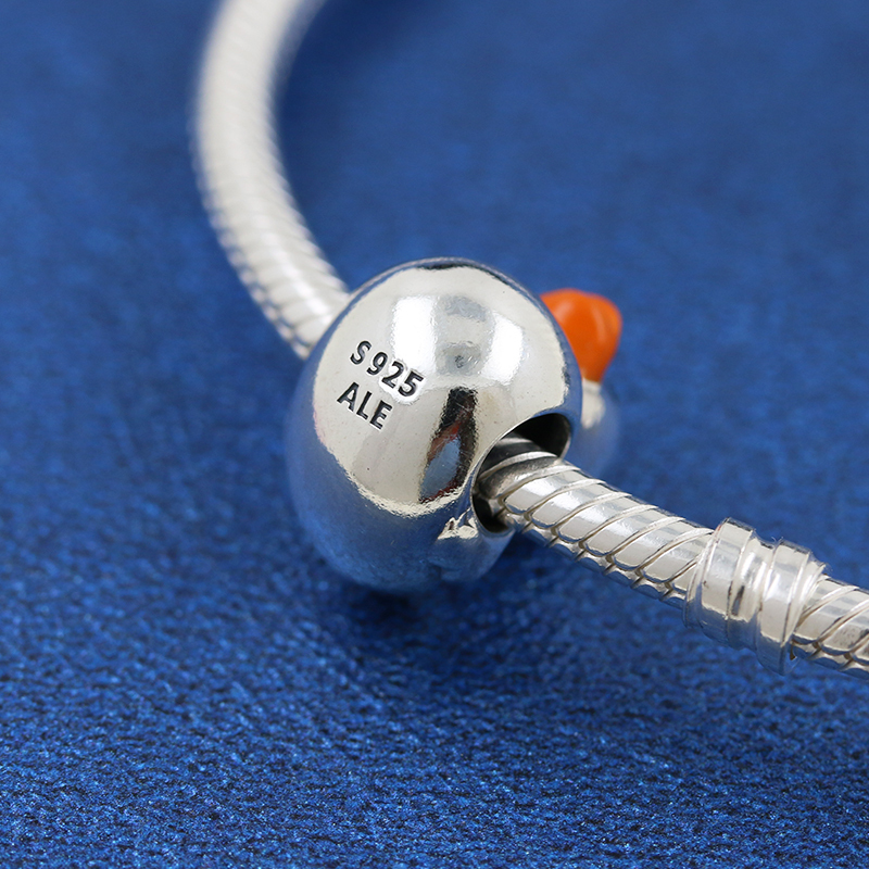 Pandora Polished Rubber Duck Charm Sterling Silver