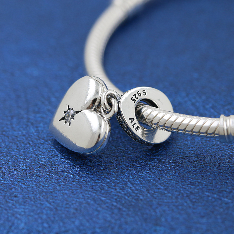 Pandora Sterling Silver Charm Openable Heart Locket