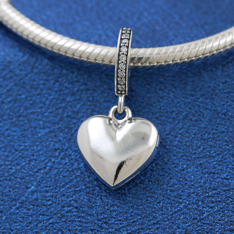 Pandora Sterling Silver Charm Openable Heart Locket