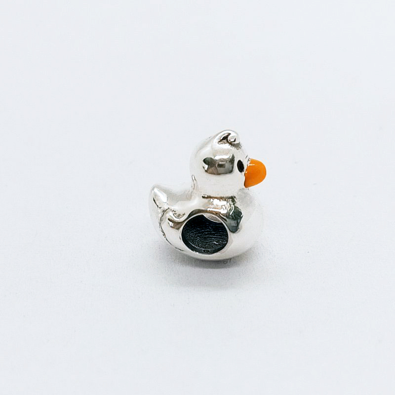 Pandora Polished Rubber Duck Charm Sterling Silver