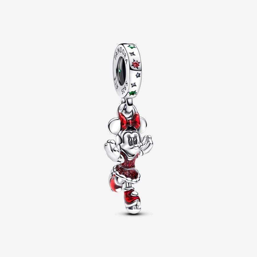 NEW Pandora Sterling Silver Mickey Mouse Christmas Charm Trio