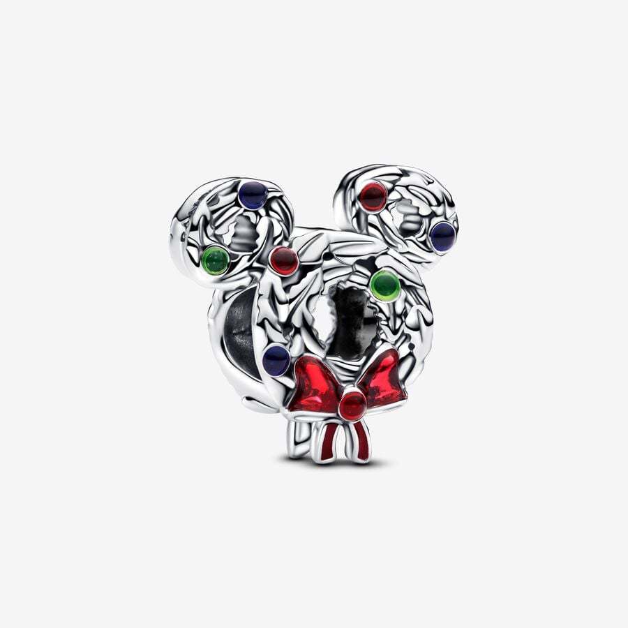 NEW Pandora Sterling Silver Mickey Mouse Christmas Charm Trio