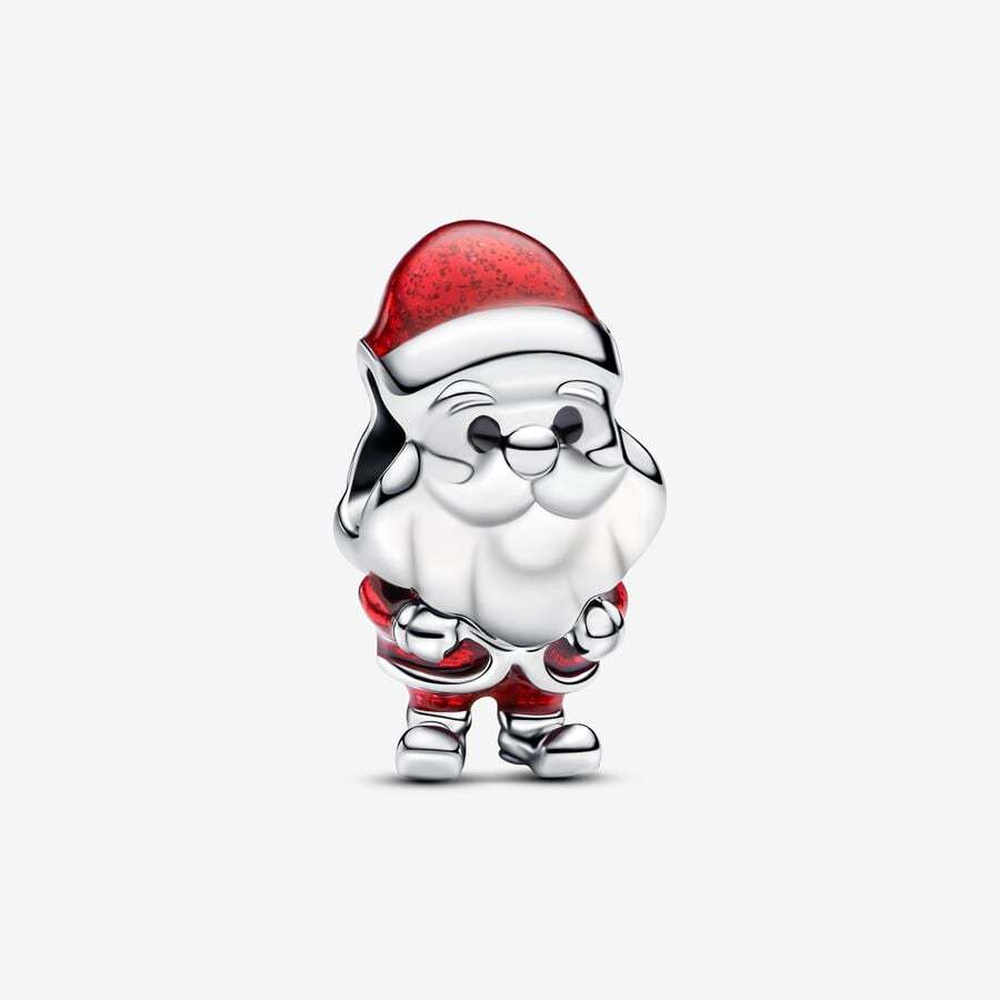 NEW Pandora Sterling Silver Santas Coming to Double Charm