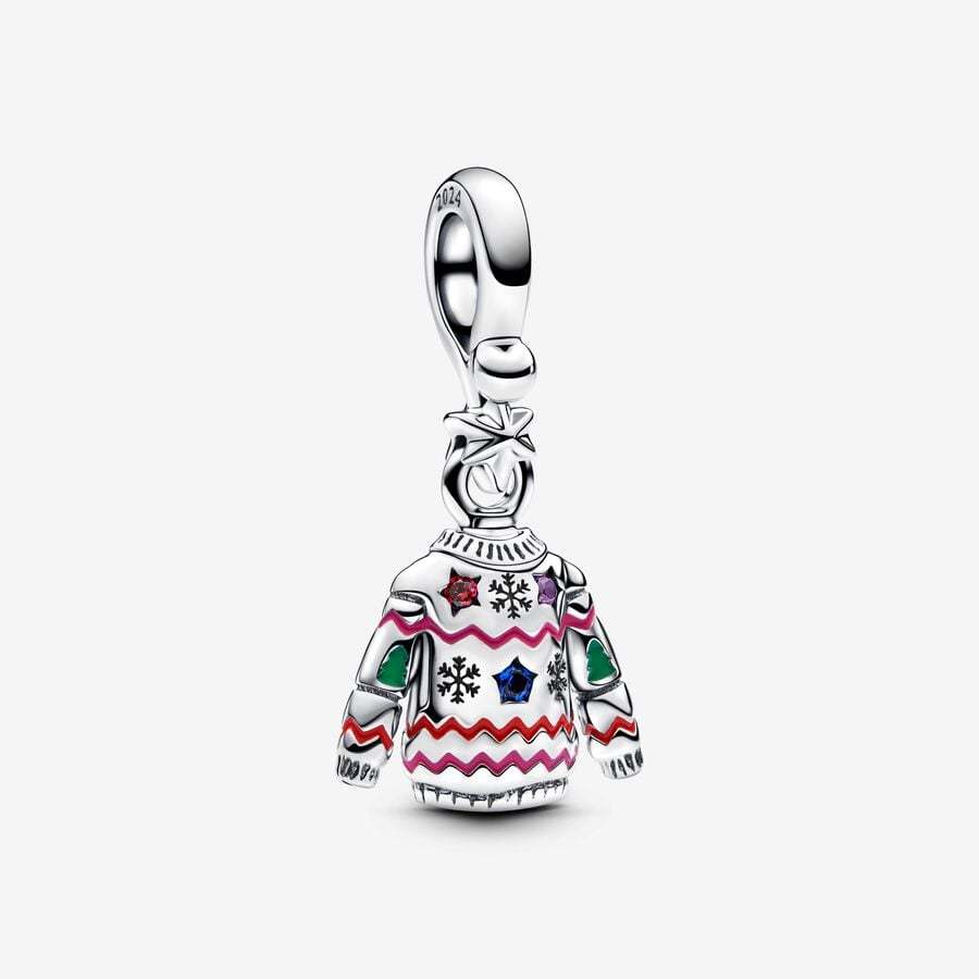 NEW Pandora Sterling Silver Holiday Cheer Charm Trio