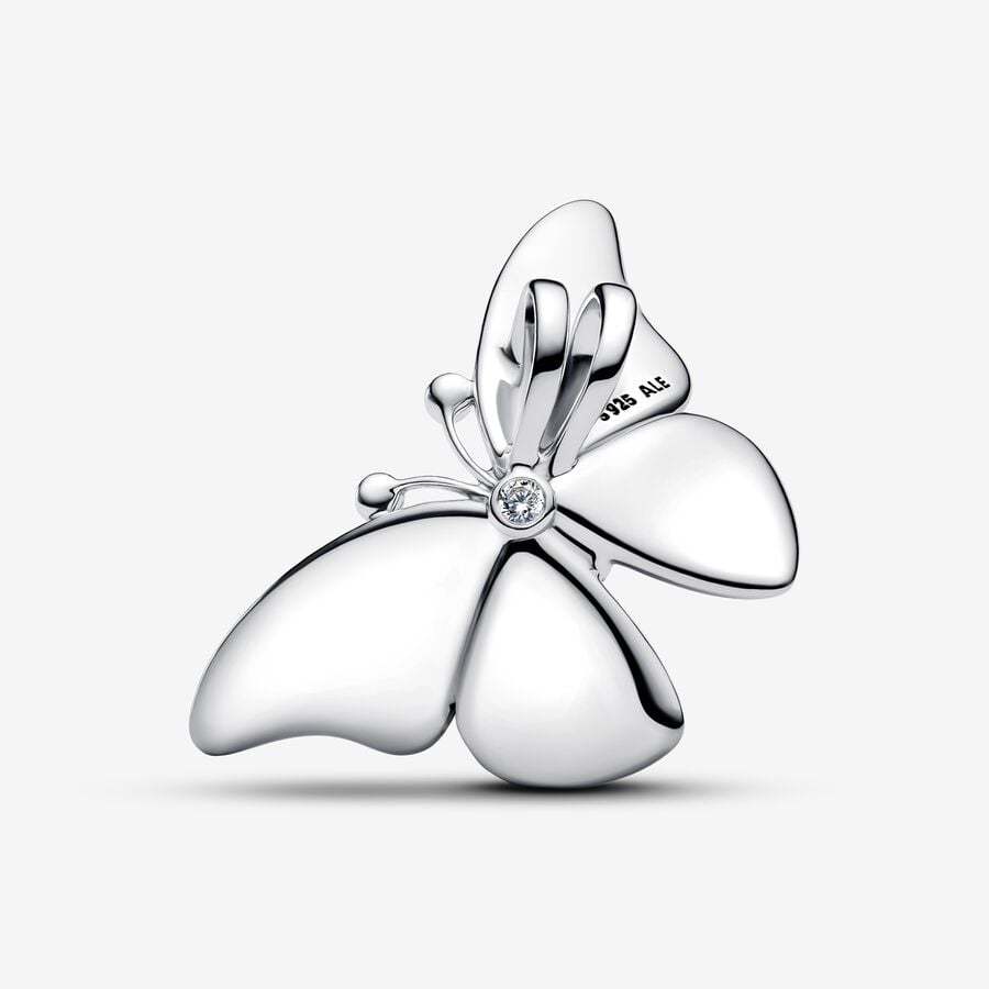 PANDORA Silver S925 ALE Blue Oversized Butterfly Charm