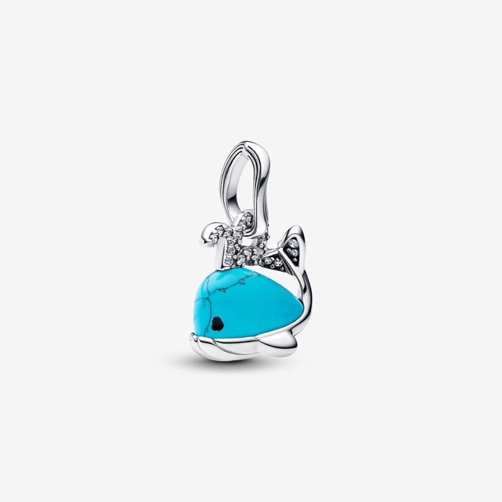 Pandora Silver S925 ALE Deep Blue Sea Animal Charm Trio