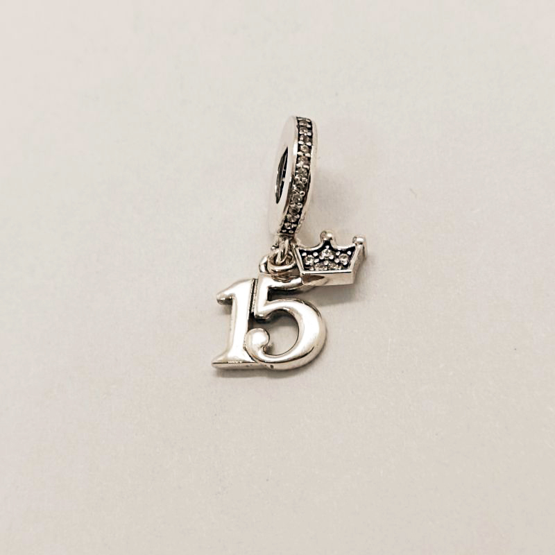 Pandora 15th Birthday Charm Sterling Silver