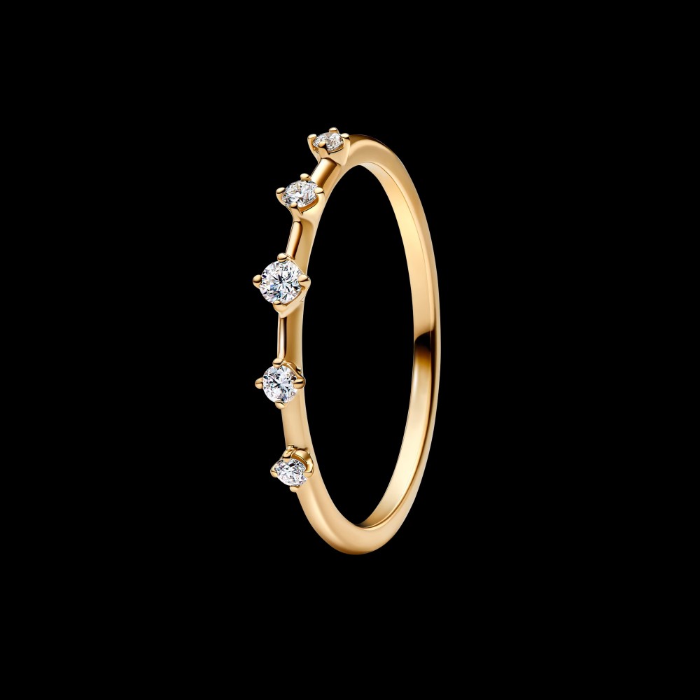 Pandora Era Lab-Grown Sparkle Zircon Station Ring