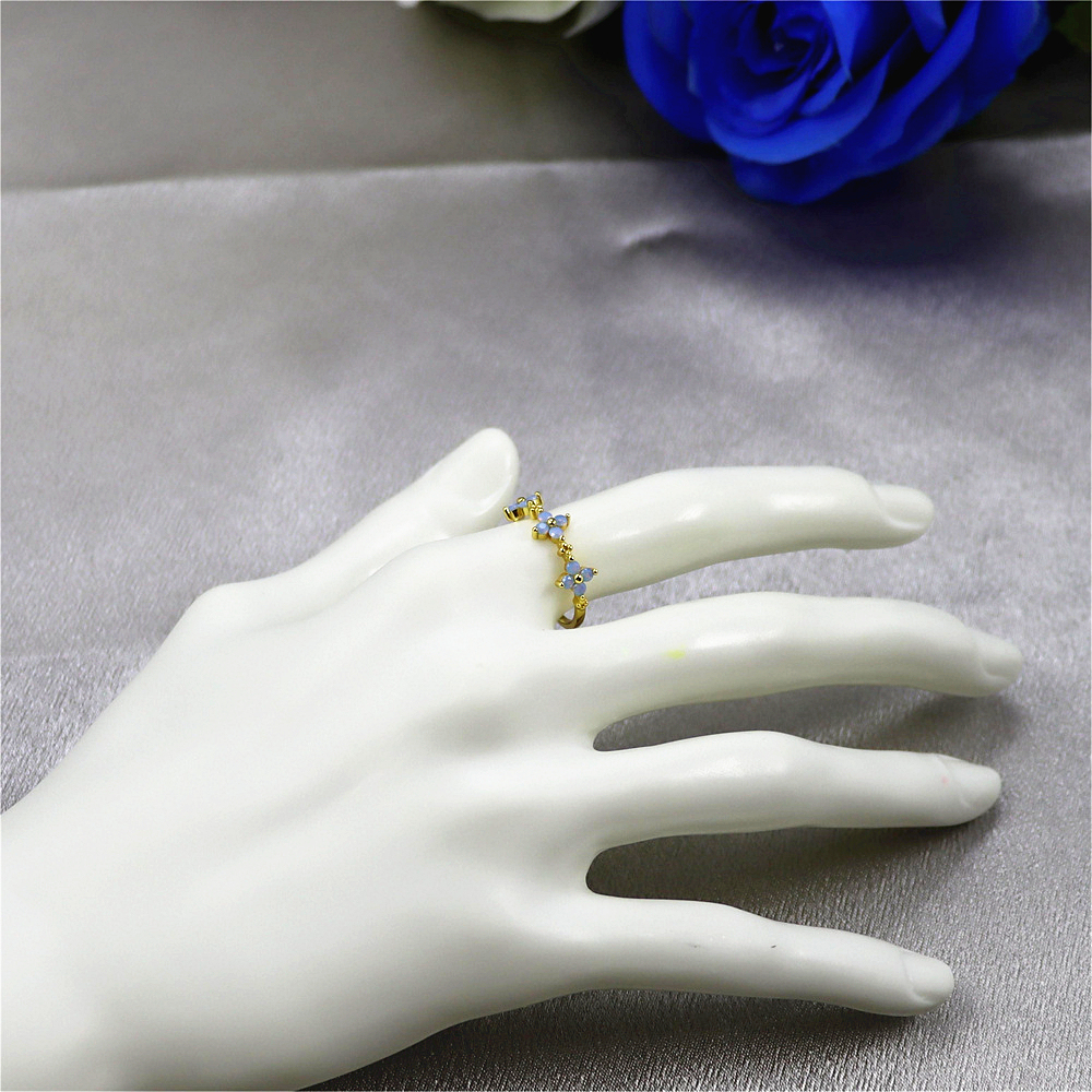 S925 Sterling Silver Opal Clove Ring, White Opal Bridal Ring, Opal Leaf Ring, Stacking Ring, Gift for Her
