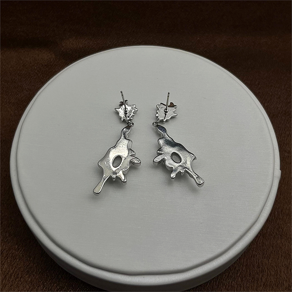 S925 Sterling Silver Teardrop Dangle Earrings for Women