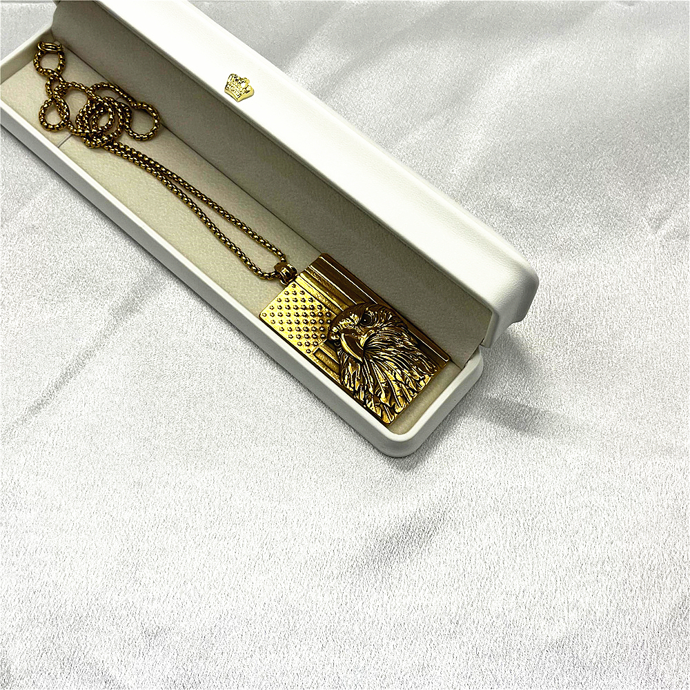 Star-Spangled Banner Eagle Titanium Steel Necklace - Stainless Steel Pendant Necklace