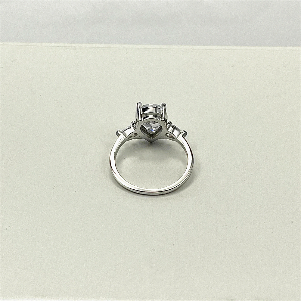 S925 Sterling Silver Teardrop Ring, Gift for her