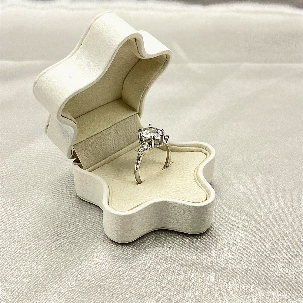 S925 Sterling Silver Teardrop Ring, Gift for her