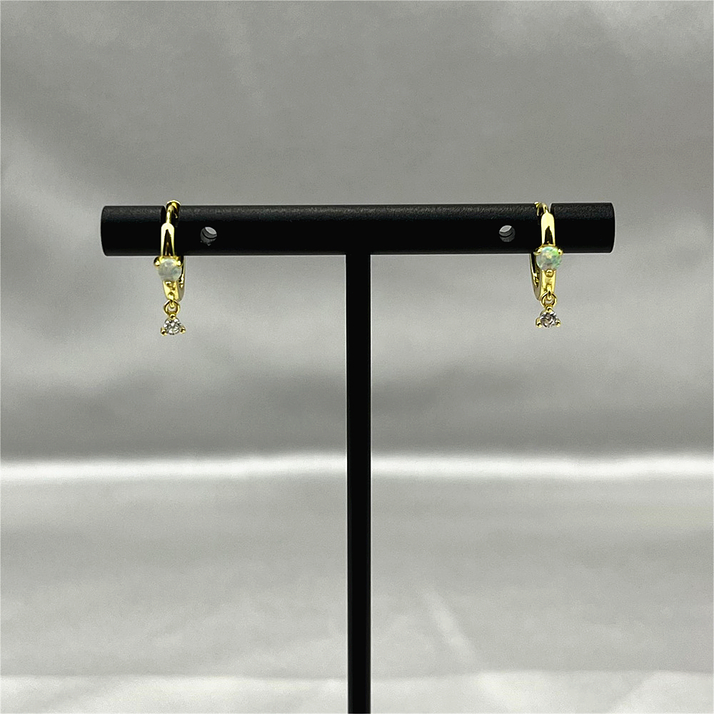 S925 Sterling Silver Exquisite and Small Opal Earrings Sweet and Small Earrings  Earrings