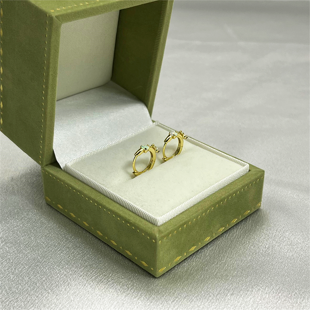 S925 Sterling Silver Exquisite and Small Opal Earrings Sweet and Small Earrings  Earrings