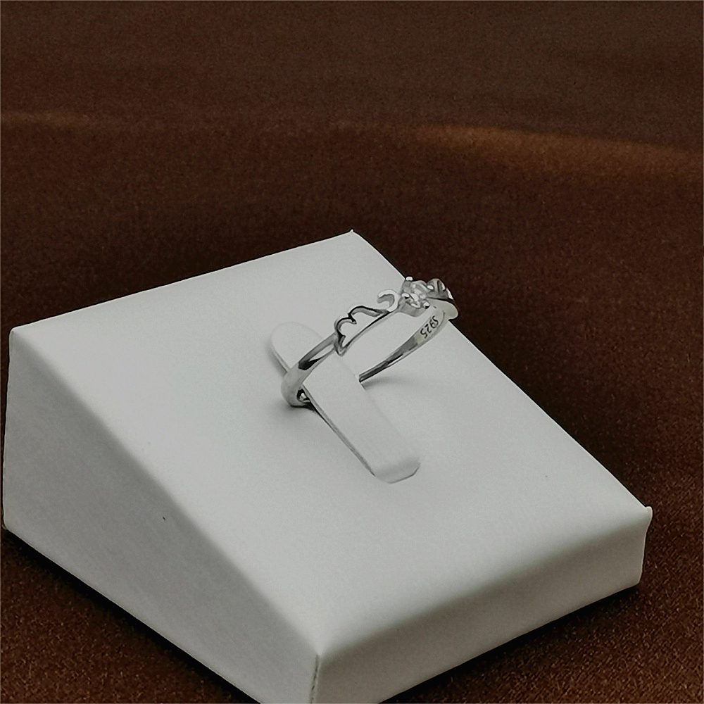 S925 Sterling Silver Open Ring - Couple's Ring for Women
