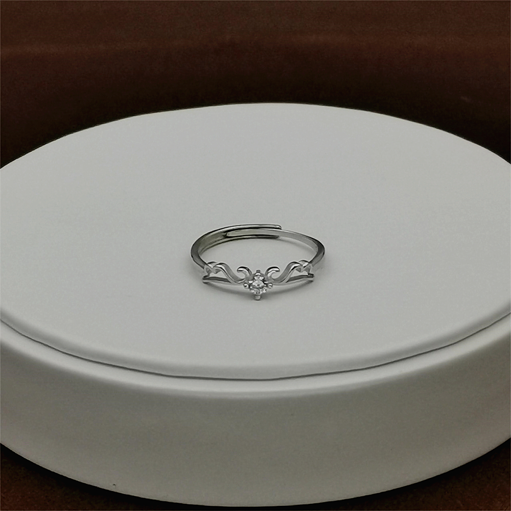 S925 Sterling Silver Open Ring - Couple's Ring for Women