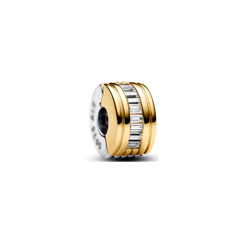 Pandora Silver And Gold Two Colors Clip
