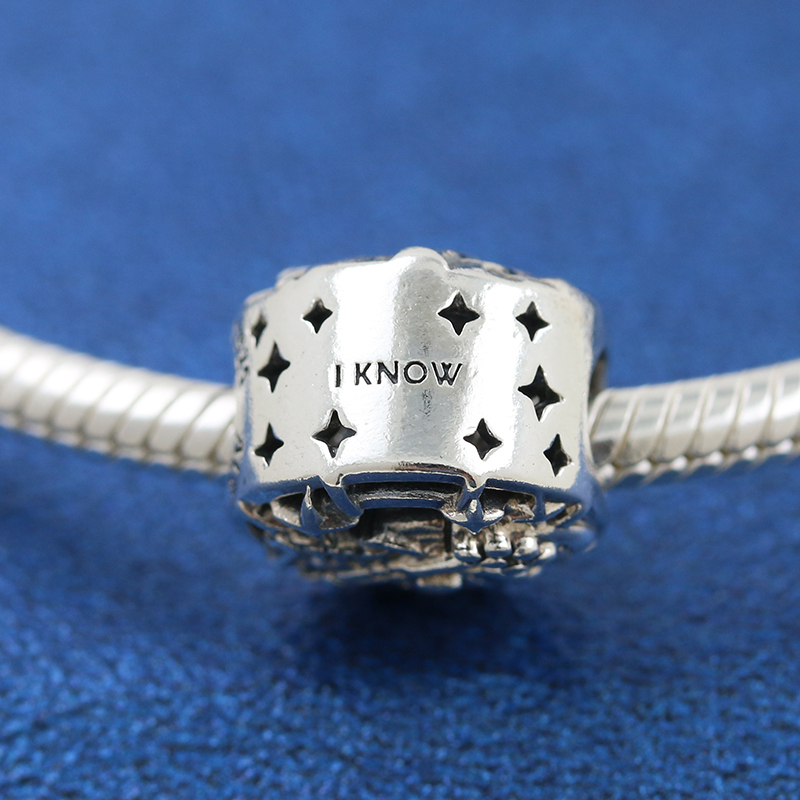 Pandora Han Solo & Leia Kiss Charm Sterling Silver