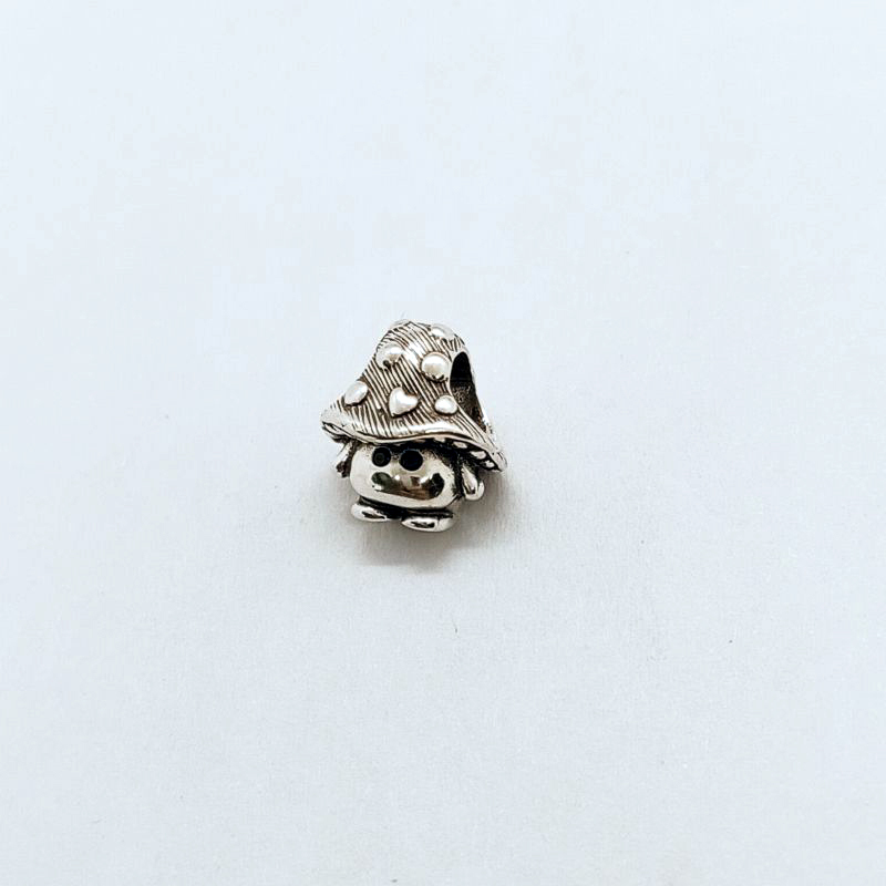 Pandora Cute Mushroom Charm Sterling Silver